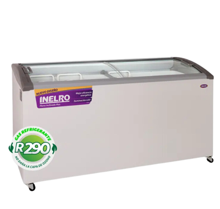 Inelro Freezer Exhibidor T/Vidrio Inclinado 455l Fih-550pi