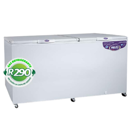 Inelro Freezer Comercial 2 Tapas Ciegas 695l Fih-700
