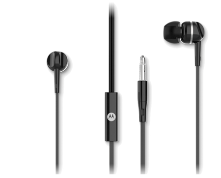 Auricular Earbuds 105 Black Motorola