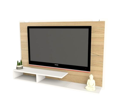 Panel Para Tv Linea Home 52p C/Soporte 1041 Olmo/Blanc Tables
