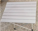 Mesa De Aluminio Plegable 0.70cm Pca05 Gris Pram