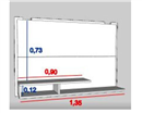 Panel Para Tv Linea Home 52p C/Soporte 1041 Caoba/Tab Tables